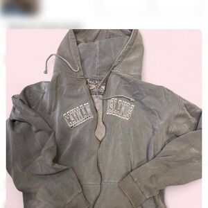 Gray Women's Hoodie Jacket